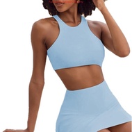 【LuckyBlueBird】Yoga Bra Sport Bra Sport Bra Murah  Hollow Ins Back High Strength Shockproof Fitness 