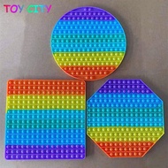 COD Rainbow pop it Fidget Toy pop itของแท้🇹🇭 ของแท้ 0 - 12 ปี pop itของแท้🇹🇭ใหญ่ pop อิฐยักษ์ jumbo big size dumbo popอิฐยักษ์ simple dimple ของเล่นเพื่อการศึกษาสำหรับเด็ก