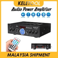 SUNBUCK AV505bt Power Amplifier 2.0 Channel Audio 110V/220V Support FM SD USB Bluetooth USB Radio 2500w 2 Mic 20kH-20kHz