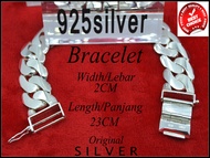 Silver 925s Bangle For Men （Dewasa Rantai Tangan）HP540