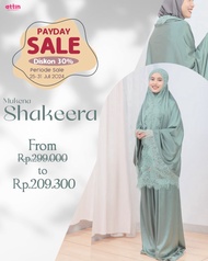 Attin Mukena Premium Bahan Silk Shakeera Mukena Adem Dewasa By Attin Inara28Collection
