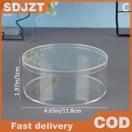 SDJZT 1Pc Acrylic Candy Box Transparent Plastic Round Cake Dessert Box Chocolate Wedding Party Favor
