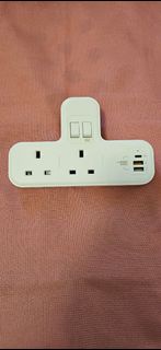 獨立開關電插排連USB 义電