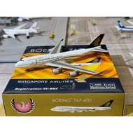 [Ready Stock] PH 1/400 Singapore Airlines B747-400 9V-SMZ 50th Anniversary Painted Flawless Details 