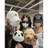 Combo of Ikiea golden dog and panda teddy bear size 40cm