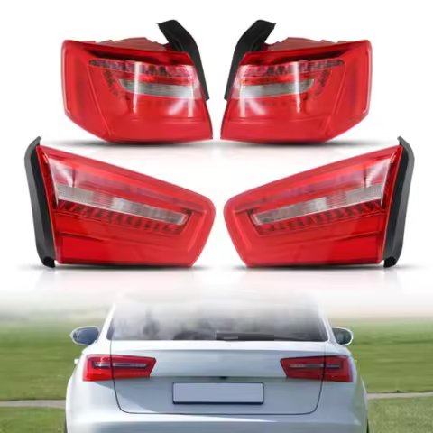 For Audi A6 C7 Saloon 2010-2016 4GD945093 4GD945094 LED Car Rear Tail Light Brake Lamp Reverse Light