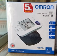 Omron เครื่องวัดความดันโลหิต ข้อมือ รุ่น HEM-6181(ของแท้ รับประกันศูนย์ 5 ปี) รุ่นใหม่ล่าสุด