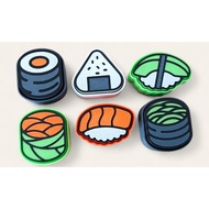 Sushi Onigiri Fidget Clicker Mechanical Keyboard Keychain Toys Fidget Clicker Clicker Fidget Toy Key