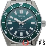 精工 Prospex 潛水錶 1965 PADI 特別版 Prospex SBDC205/6R55-00N0，附錶盒、保固卡、替換錶帶，不鏽鋼男士腕錶，綠色，成色極佳 [二手]