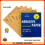 YJL- High Quality Waterproof Abrasive Sand Paper P120-2000 Wet Dry Sandpaper Sheet Sandpaper Abrasiv