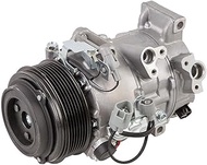 AC Compressor & A/C Clutch For Toyota Camry V6 & Avalon Replaces Denso 6SBU16 7-Groove w/Triangle Pl