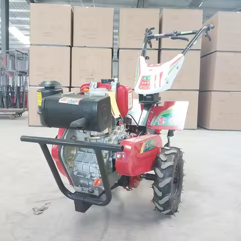 Versatile Farm Machinery Diesel Tiller Cultivator and Plowing Machine for Agricultural Land Preparat