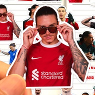 Darwin Nunez Stickers HD Waterproof Liverpool Football Player Darwin Nunez Decorative Stickers