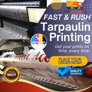 RUSH TARPAULIN PRINTING - FREE Eyelet Holes