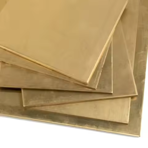 1-4pcs H62 Brass Sheet Plate Thickness 0.3mm 0.5mm 0.8mm Laser Cutting CNC Frame Model Mould DIY Pur