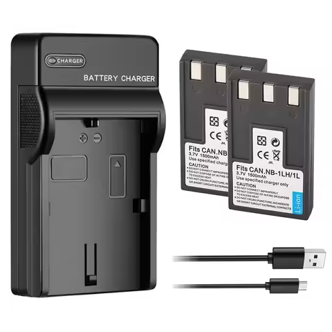 NB-1L 1LH Battery+Charger For Canon IXUX 200a 300 300a 320 330 400 430 500 V2 V3 IXY 200 300 320 400