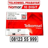 Nomor Cantik Telkomsel 10 Digit Prabayar Seri Triple 777 888 999 - Simpati 10 Digit 999