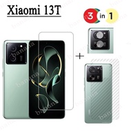 Xiaomi 13T Pro Tempered Glass Film for Xiaomi Mi 13T 12T 11T 10T Pro POCO F3 F5 X5 X4 Pro 5G X3 GT 3 in 1 Camera Lens Glass Screen Protector