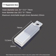 【High Cost-Performance】 Tool Box Parts Storage Box Drill Milling Cutter Box Rectangular Telescopic B