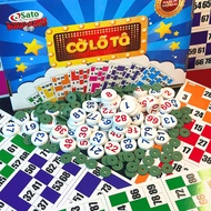 Bingo Board Game CNY High Quality Genuine Edition, Family Bingo Lotto Game 16 Sheets with Carrying C
