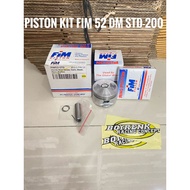 PISTON KIT SEHER SET FIM 52 BEAT XB PIN 13 SIZE 53.5 54 54.5 55 55.5 - BOYRENK RACING OLSHOP