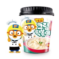 [Pororo Cup Kids Tteokbokki 4 Flavors] Spicy / Jjajang Cream Cheese Instant Food Korean Rice Cake fo