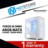 TECWARE FORGE M OMNI ARGB MATX CASING - SNOW WHITE - TWCA-FORGEM-PWOM