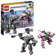 LEGO Watch Pioneer 75973 D.VA vs. Reinhardt Elderly Puzzle Assembly Children's Gift