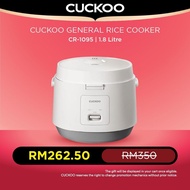 CUCKOO Jar-Type Rice Cooker (10 Cups/1.8L) - CR-1095