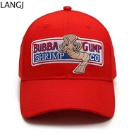 LANGJ หมวก Snapback หมวก Forrest Gump งานปัก ปรับได้ปรับได้ หมวกเบสบอล Gump ผลิตภัณฑ์ภาพยนตร์ ฝาปิดร