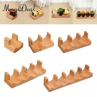 MagiDeal Wooden Sushi Taco Holder, Accessory, Taco Holder, Taco Holder for Kitchen Table, Desk