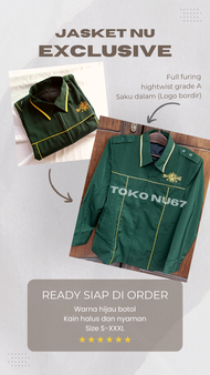 JASKET NU JAS NU JAKET NU NAHDLATUL ULAMA JAKET SATU ABAD NU NAHDLATUL ULAMA