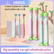Household 3-Sided Toothbrush with Soft Bristles Comfortable Easy to Use Deep Cleaning Toothbrush for