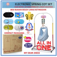 Wonder Garden Electric Spring Cot Set (Buaian Motor | My Dear 24033 | Ibaby)