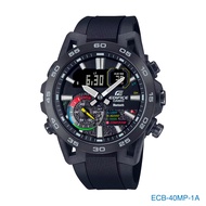 Casio Edifice EDIFICE SOSPENSIONE นาฬิกาข้อมือผู้ชาย สายเรซิน รุ่น ECB-40 ECB-40MP-1A (Bluetooth เชื