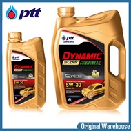 PTT Dynamic Commonrial 5W-30 ขนาด 6+1 ลิตร ปตท ดีเซล คอมมอนเรล ส้งเคราะห์แท้ 100%