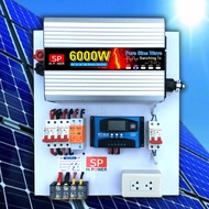 ชุดนอนนา 8000W 24V  อินเวอร์เตอร์8000 Watt DC 24V to AC 220V INVERTER Pure Sine Wave ชุดคอนโทรล ไม่ร