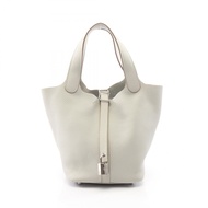 【二手】愛馬仕 HERMES 手提包 Picotin Lock PM 珍珠灰 珍珠灰 其他 Picotin Lock PM 珍珠灰 女士 二手 B