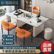 G Official Living Room Modern Table One Whole Set Board Simple Luxury Tea Office Rock Tea Table Inte