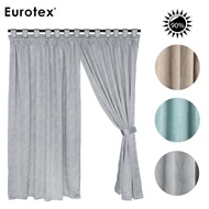 Eurotex, Dim Out Curtain, Block 90% Sunlight, 3 Ways Hanging Options (1 Piece) 2206