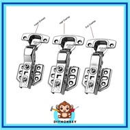 (DIY MONKEY) 304 Stainless Steel High Quality Soft Closing Safety Cabinet Hinge Sturdy Durable Slow Close Cabinet Hinge