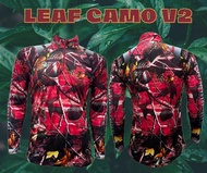 JK Thailand เสื้อตกปลา LEAF CAMO V2 ป้องกันรังสี UV 80% แห้งเร็ว