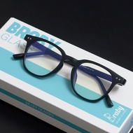 Gọng kính cận da beo Braby Glasses chất liệu nhựa Injection mắt vuông kiểu dáng basic trẻ trung 1 mà