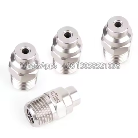 Solid Stream Nozzle with Needle Jet, High Pressure Straight Solid Stream , Solid Cone Spray, 1/4 Thr