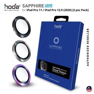 HODA iPad Pro 11 (2020) / iPad Pro 12.9 (2020) Sapphire Glass Camera Screen Protector Metal Bezel Ca