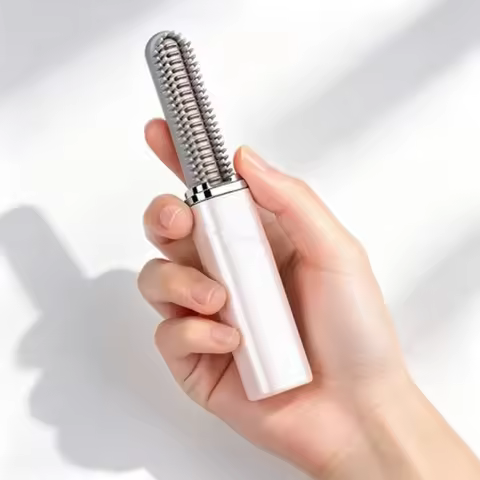USB Charging Bangs Comb Mini Straight Hair Comb Wireless Charging Portable Curling Iron Portable Sty