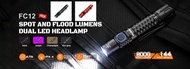 . Wurkkos Fc12 Rechargeable Torches Tactical Flashlights Led 18650 -