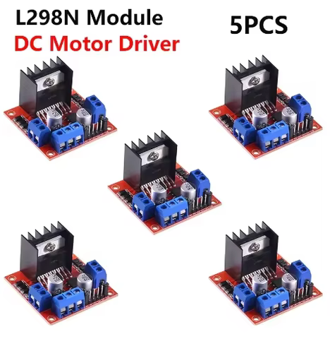 1-10pcs L298N Driver Board Module MINI L298 Stepper Motor Smart Car Robot Breadboard Peltier High Po