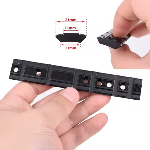20mm Picatinny Rail Mount Aluminum Scope Base Adapter Converter 11mm to 20mm Weaver Picatinny Rail S