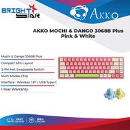 AKKO Mochi & Dango 3068B Plus Pink & White Kayboard